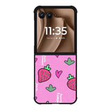 Strawberry yummy Motorola Moto RAZR Plus 2025 Case FE0599