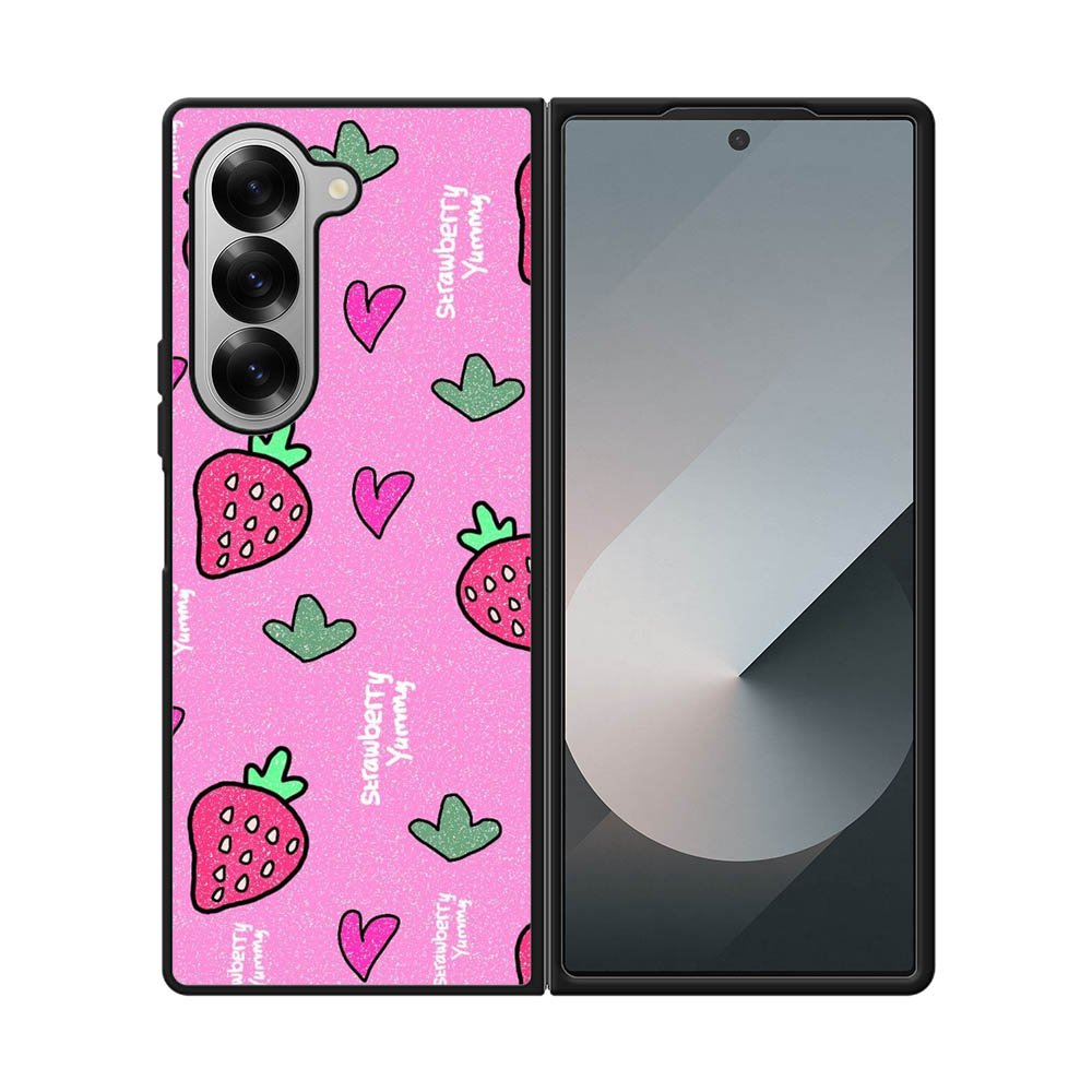 Strawberry yummy Samsung Galaxy Z Fold 7 5G Case FE0599