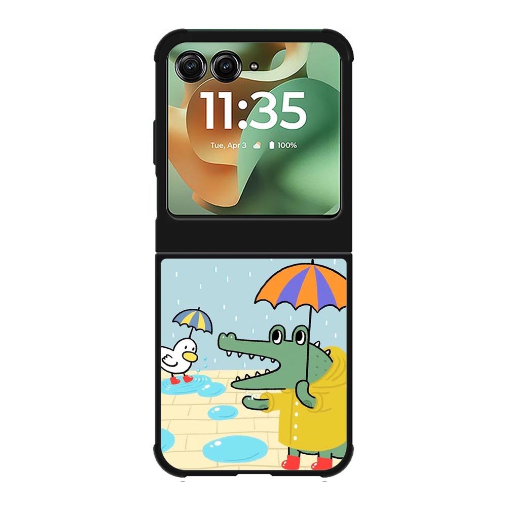 Crocodile and duck Motorola Moto RAZR 2025 Case FE0179