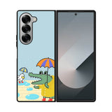 Crocodile and duck Samsung Galaxy Z Fold 7 5G Case FE0179