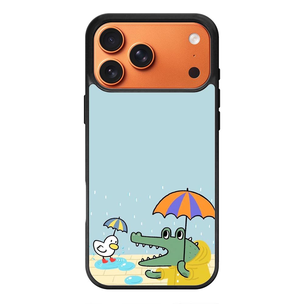 Crocodile and duck iPhone 17 Pro Max Case FE0179
