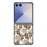 cat pattern cute FE0132 Samsung Galaxy Flip 7 5G Case