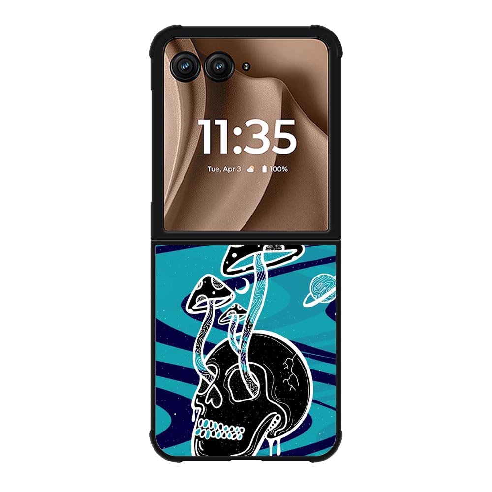skull mushroom Motorola Moto RAZR Plus 2025 Case FE0568