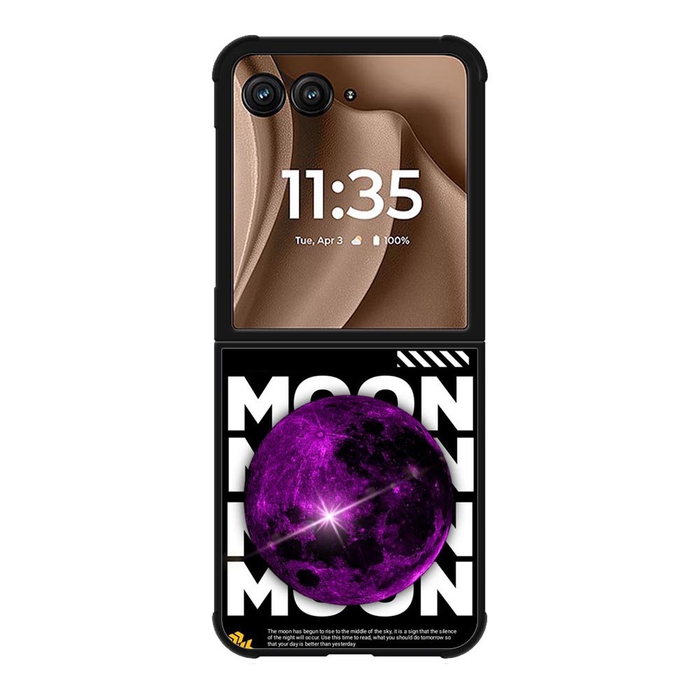 The moon Motorola Moto RAZR Plus 2025 Case FE0613