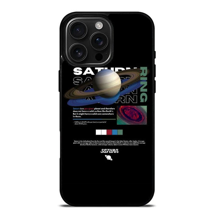 Saturn planet iPhone 16 Pro Max Case FE0548