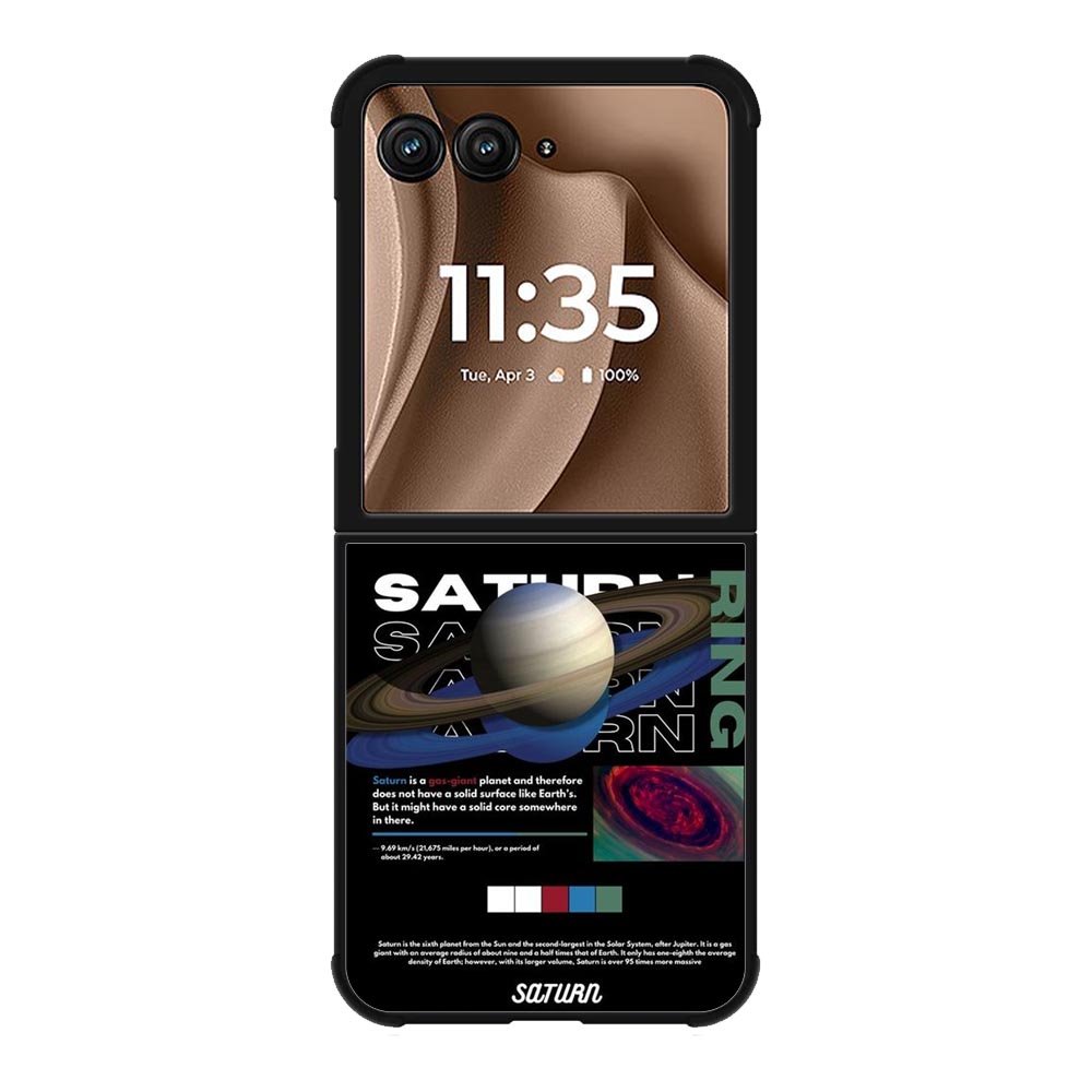 Saturn planet Motorola Moto RAZR Plus 2025 Case FE0548
