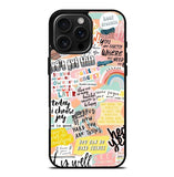 Quotes sticker iPhone 16 Pro Max Case FE0520