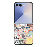 Quotes sticker FE0140 Samsung Galaxy Flip 7 5G Case