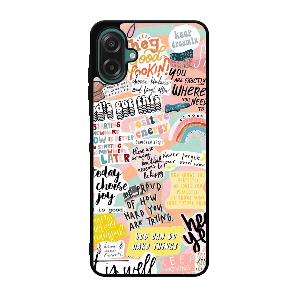 Quotes sticker Samsung Galaxy A07 Case FE0520