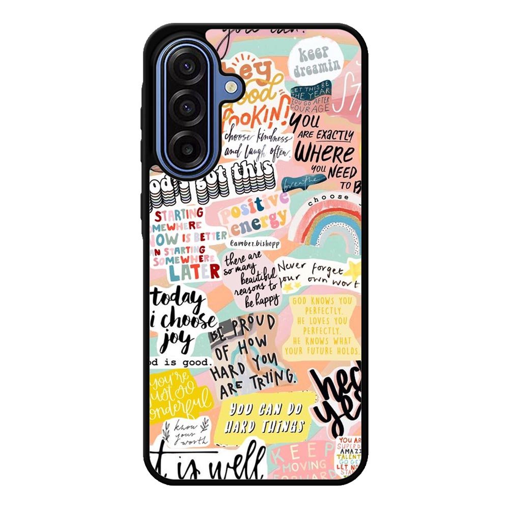Quotes sticker Samsung Galaxy A17 Case FE0520