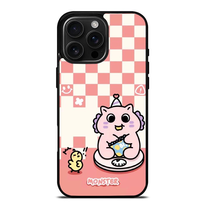 Monsters eat snacks iPhone 16 Pro Max Case FE0441