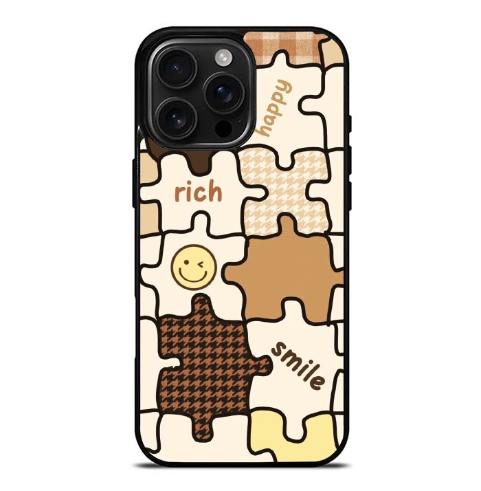 Puzzle smile iPhone 16 Pro Max Case FE0517