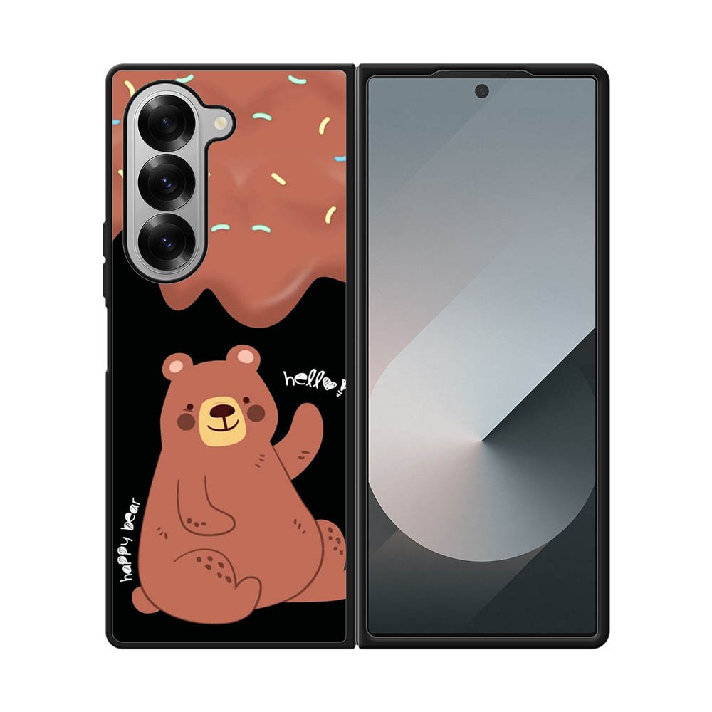 Happy bear Samsung Galaxy Z Fold 7 5G Case FE0333