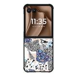 geometric terrazzo Motorola Moto RAZR Plus 2025 Case FE0309