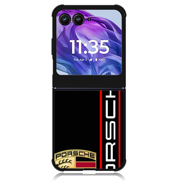 Stripes Porsche Unique Motorola Moto Razr 2024 , Moto Razr 50 Case