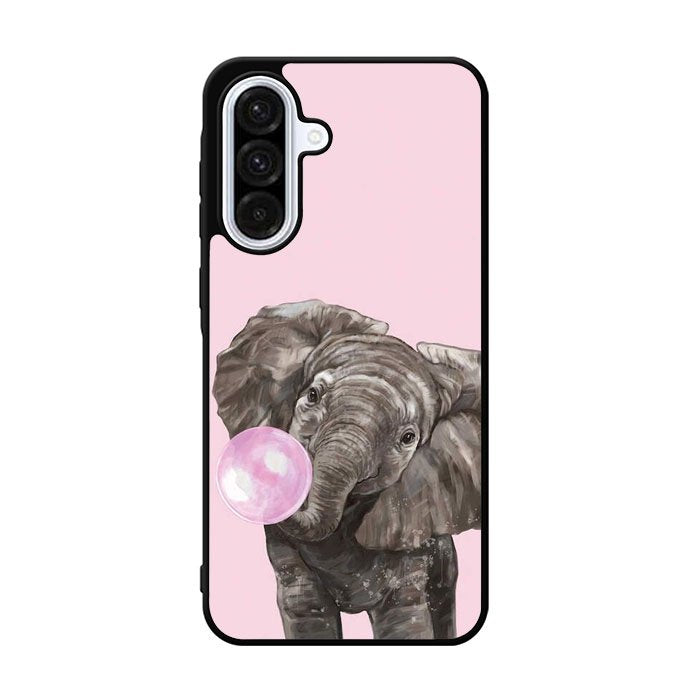 Bubble Gum Elephant Samsung Galaxy A36 Case FE3496