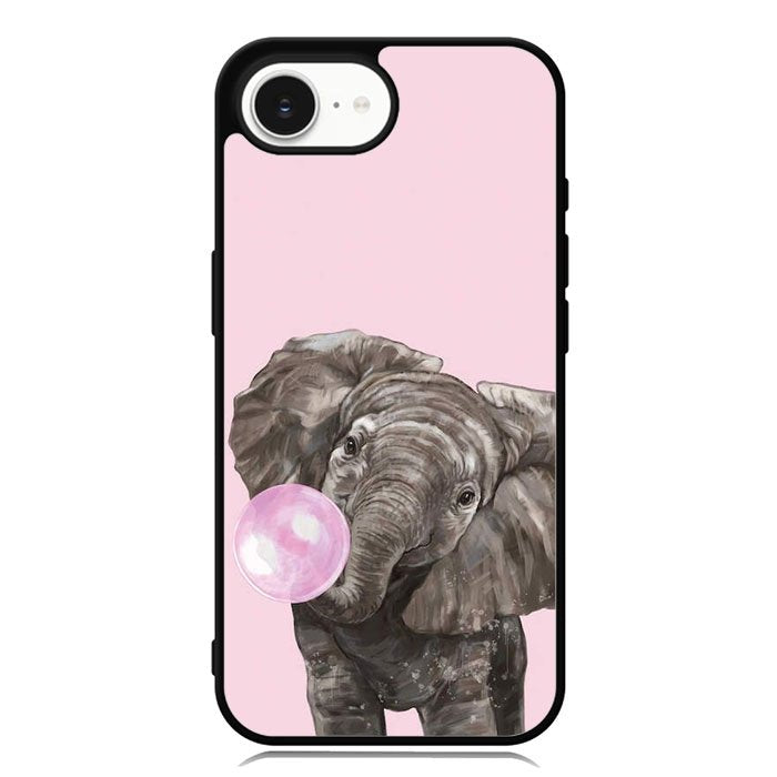 Bubble Gum Elephant iPhone 16e Case