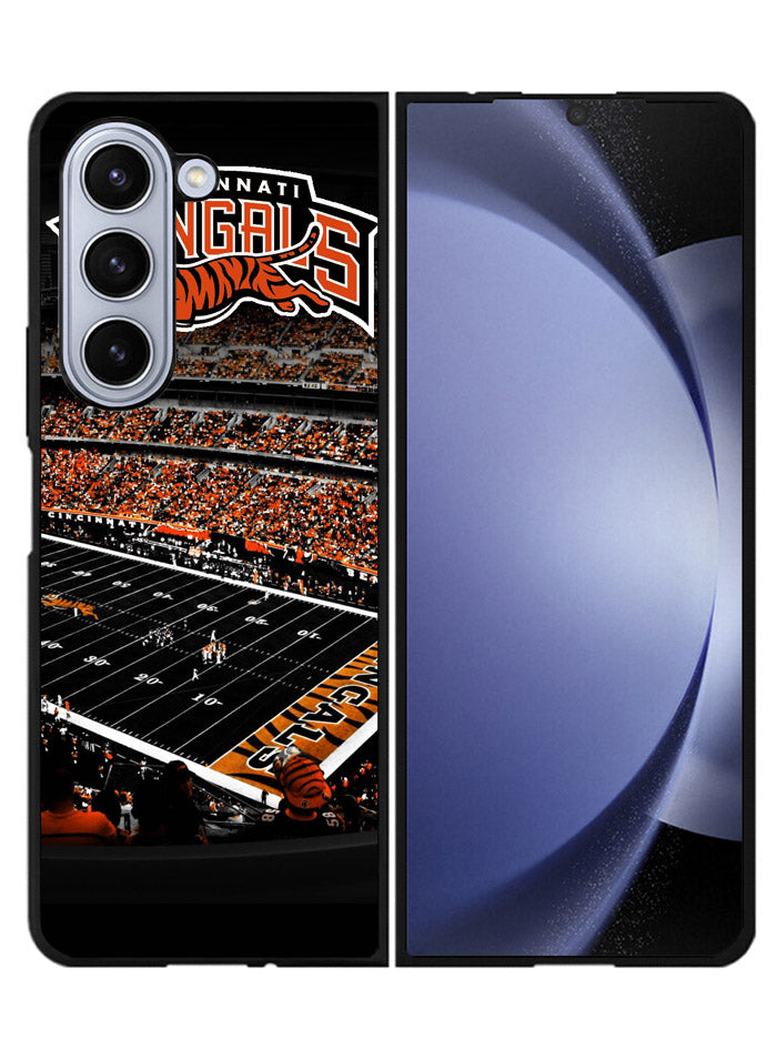 Cincinnati Bengals Samsung Galaxy Z Fold 5 5G Case FZ4476