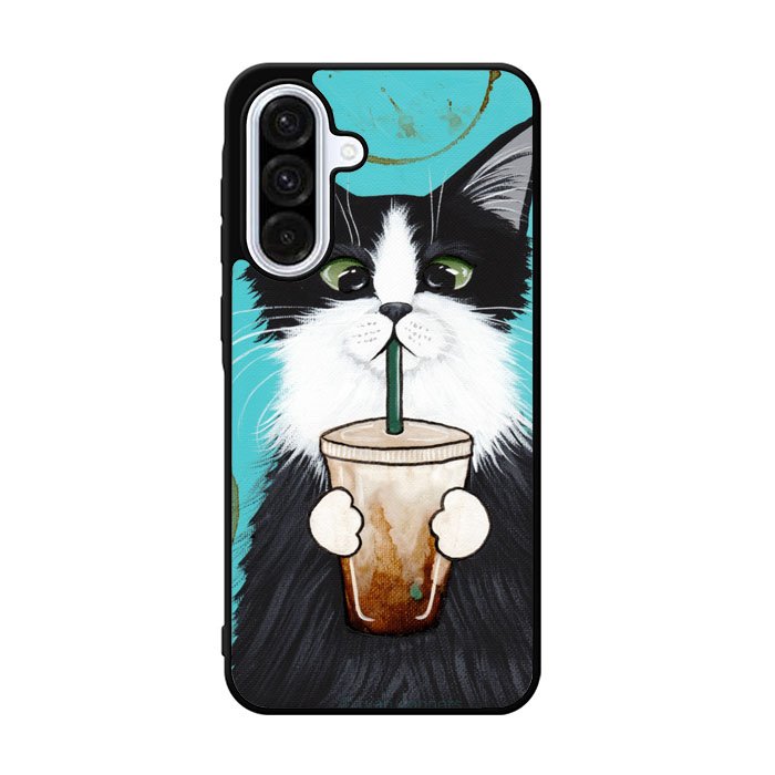 Cute Coffee Cat Samsung Galaxy A36 Case FE6744