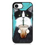 Cute Coffee Cat iPhone 16e Case