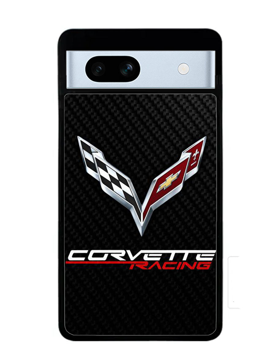 Corvette Logo Carbon 1st Google Pixel 7A Case