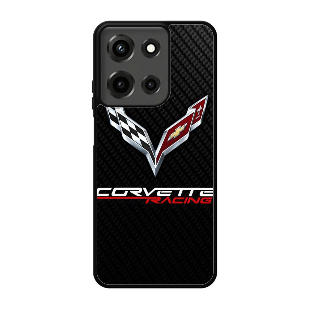Corvette Logo Carbon 1st Motorola Moto G 5G 2025 Case FE5075