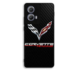 Corvette Logo Carbon 1st Motorola Moto Edge 2024 Case FE3351