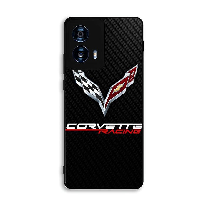 Corvette Logo Carbon 1st Motorola Moto G Power 5G 2024 Case FE7840