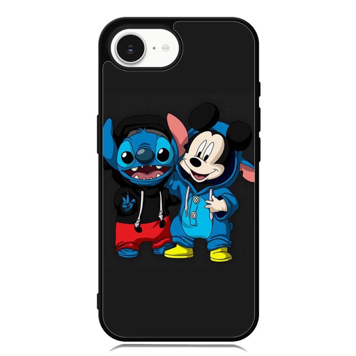 stitch and mickey mouse iPhone 16e Case