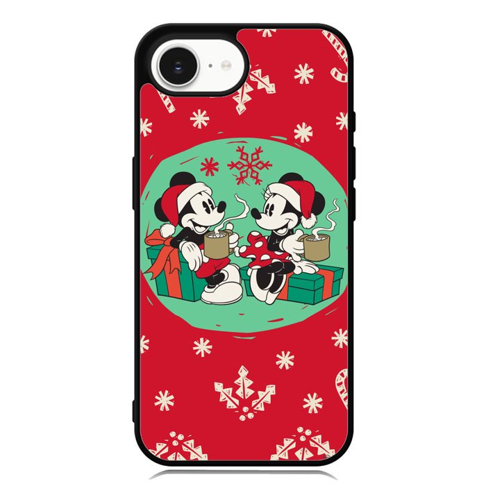 mickey and minnie christmas iPhone 16e Case