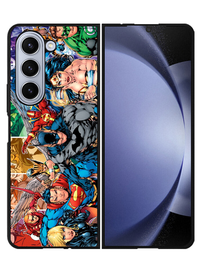 comic Superhero Samsung Galaxy Z Fold 5 5G Case FZ4517