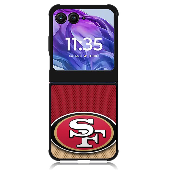 49ERS 3rd Motorola Moto Razr 2024 , Moto Razr 50 Case