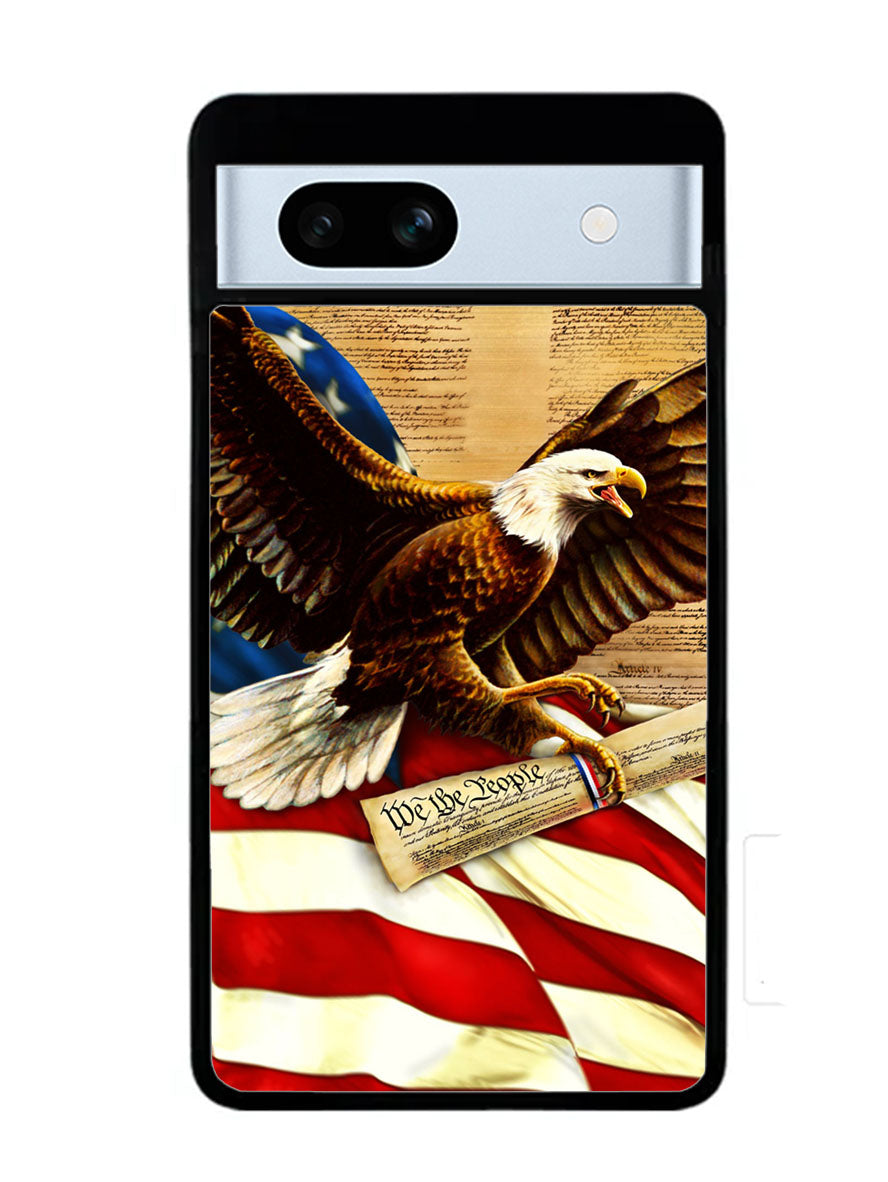 American Flag Eagle 2nd Google Pixel 7A Case