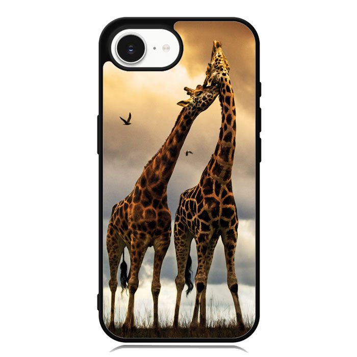giraffes photography iPhone 16e Case