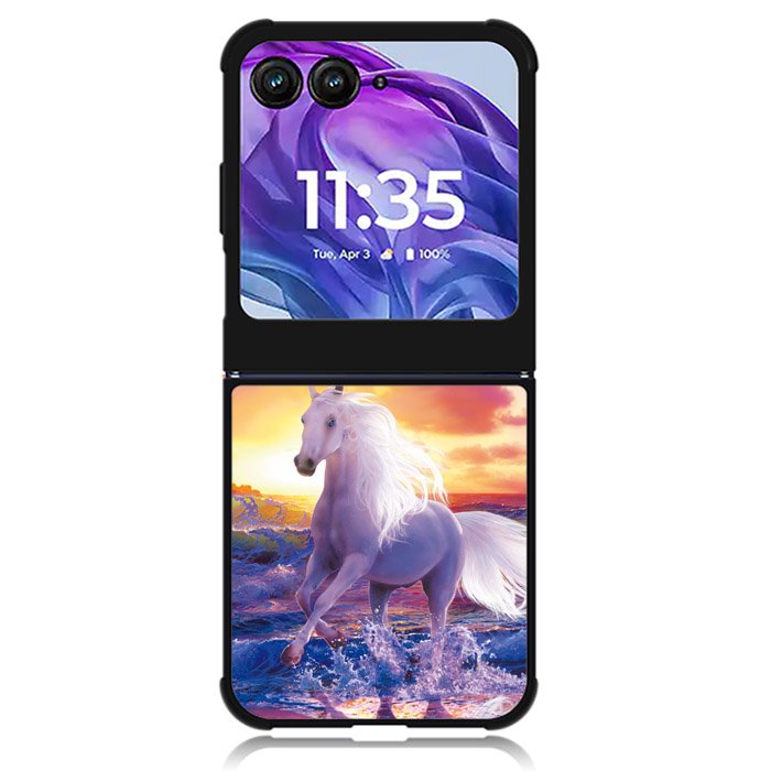 Horses Running 2nd Motorola Moto Razr 2024 , Moto Razr 50 Case