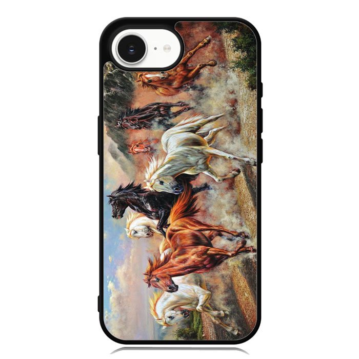 Horses Running 1st iPhone 16e Case