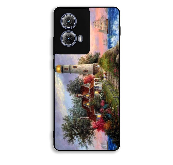 Lighthouse On Hill art Motorola Moto Edge 2024 Case FE8233