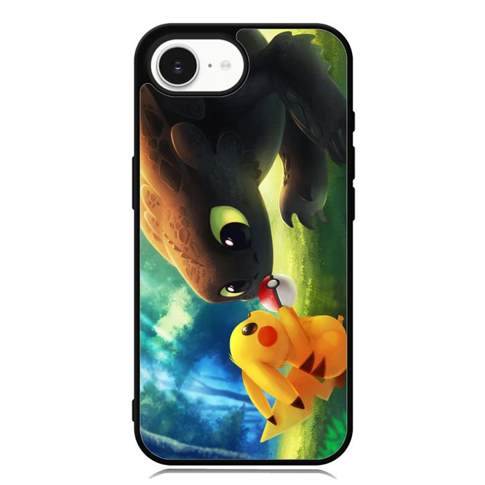 toothless and pikachu iPhone 16e Case