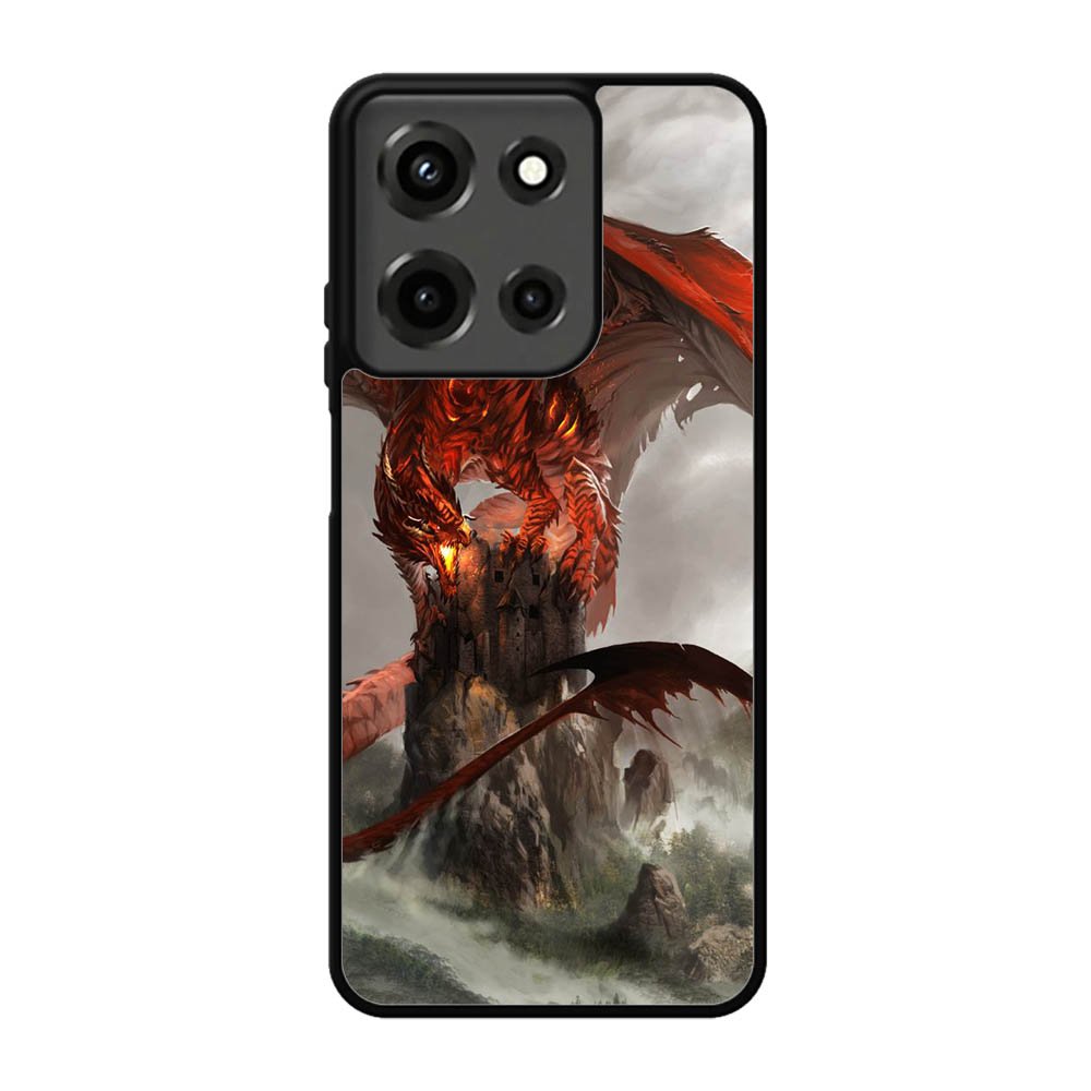 Red Dragon Wallpaper Motorola Moto G 5G 2025 Case FE8017
