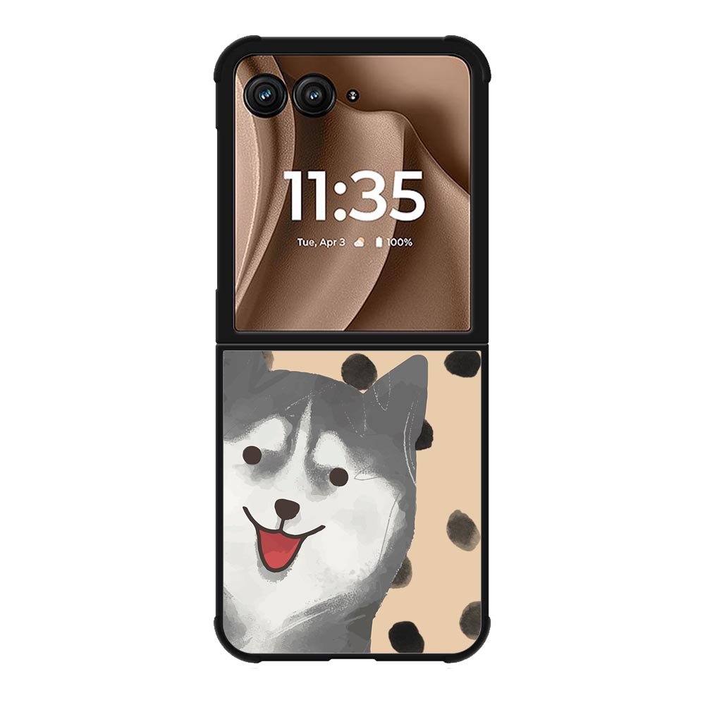 Cute Dog FMotorola Moto RAZR Plus 2025 Case FE0190