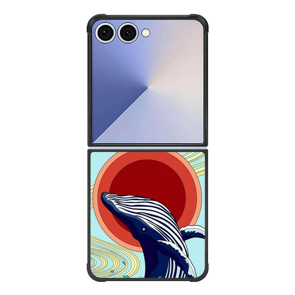 Whale and Wave FE0007 Samsung Galaxy Flip 7 5G Case