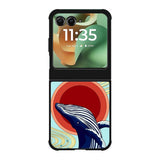 Whale and Wave FMotorola Moto RAZR 2025 Case FE0649