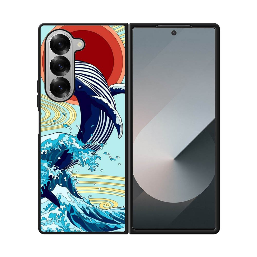 Whale and Wave FE0007 Samsung Galaxy Fold 7 5G Case