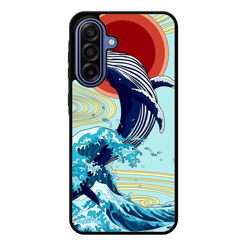 Whale and Wave FSamsung Galaxy A17 Case FE0649