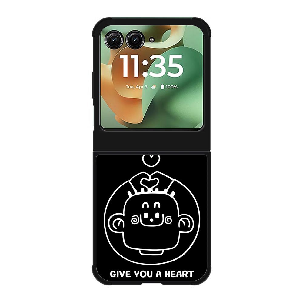 Give You a Heart FMotorola Moto RAZR 2025 Case FE0319