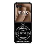 Give You a Heart FMotorola Moto RAZR Plus 2025 Case FE0319