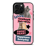 Cat Sweet Heart FiPhone 16 Pro Max Case FE0147