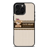 Cute Bear FiPhone 16 Pro Max Case FE0183