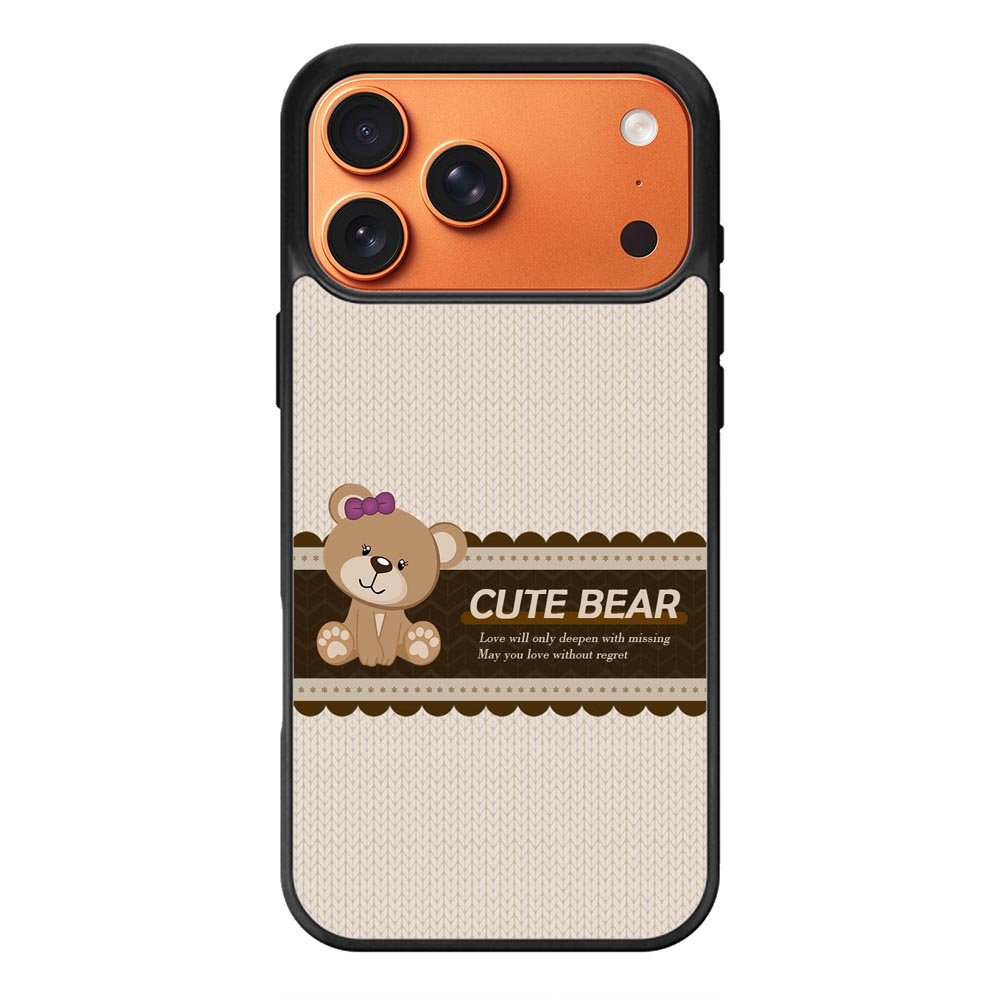 Cute Bear FiPhone 17 Pro Max Case FE0183