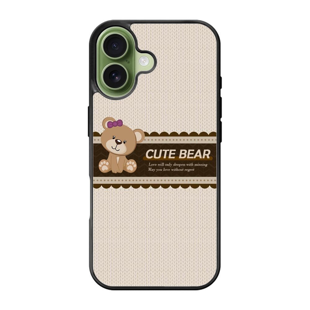 Cute Bear FiPhone 17 Case FE0183